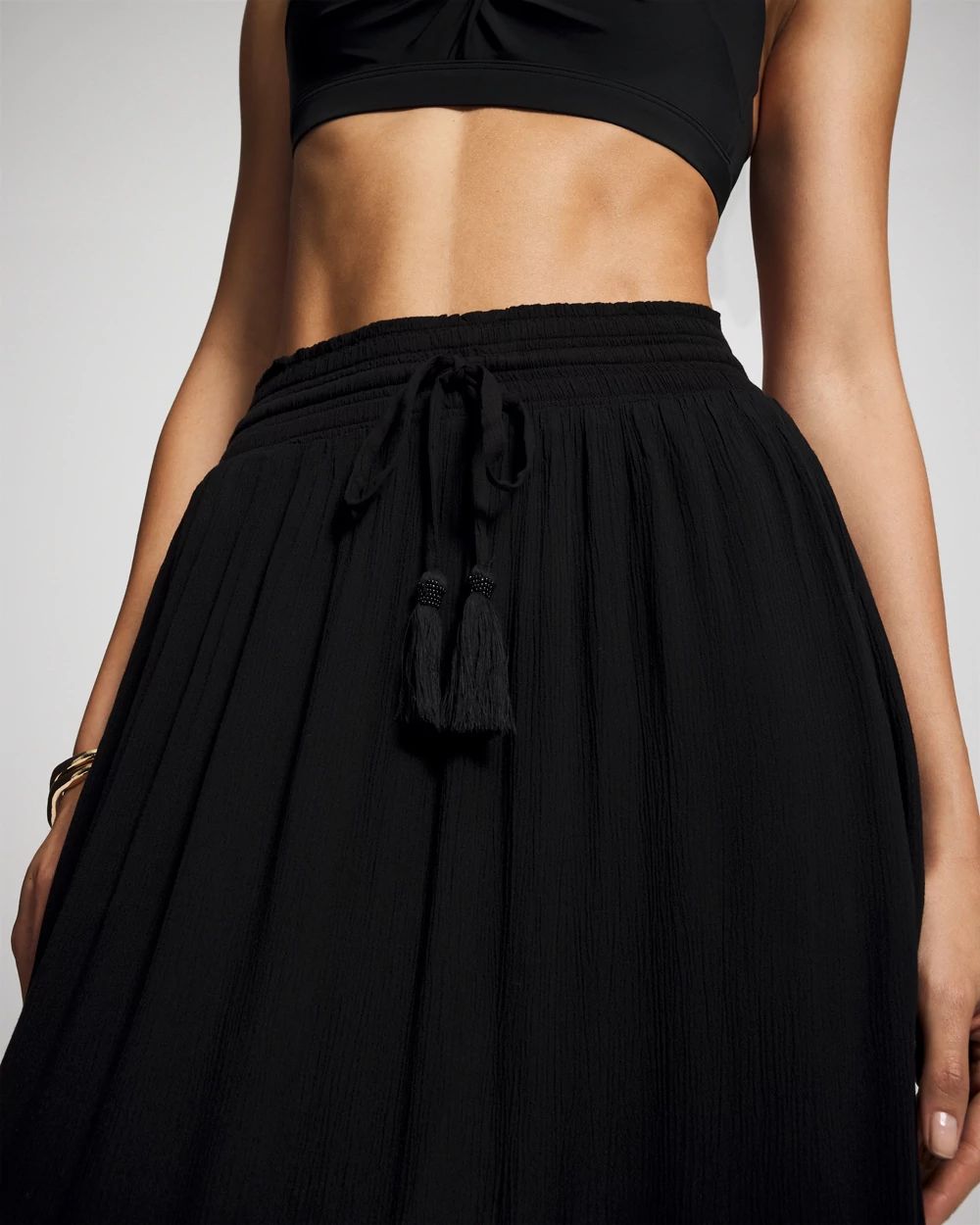 Soma Swim Rayon Crepe Cover Up Skirt