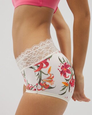 Brief Panty with Enchanting Lace click to view larger image.