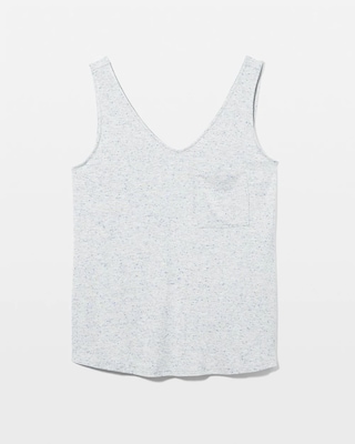 Slub V-Neck Pajama Tank