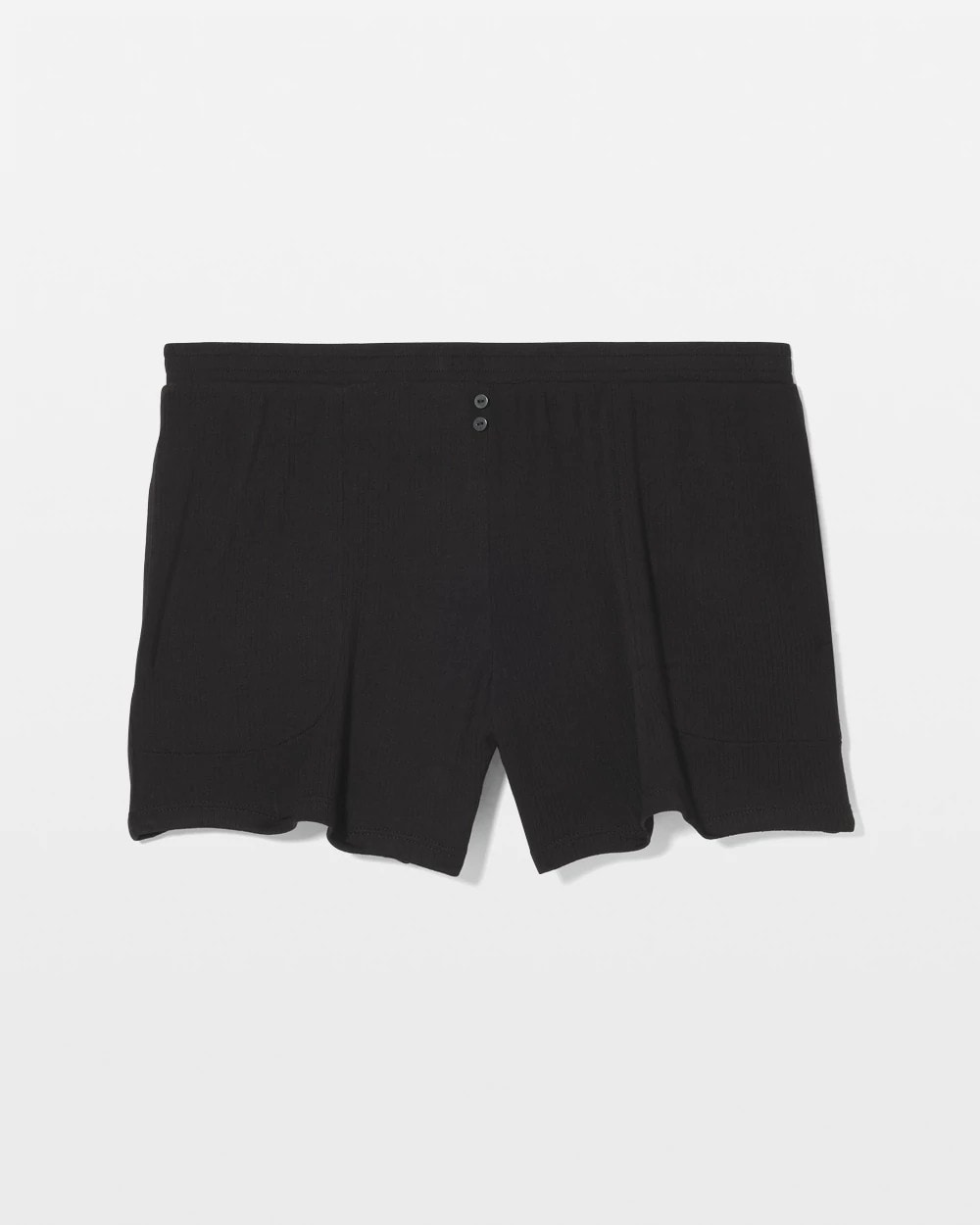 Lightweight Rib Knit Pajama Shorts