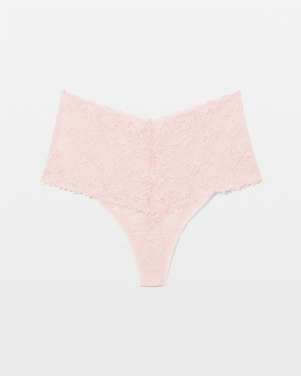 Perfect Lace High-Waist Thong Panty click to view larger image.