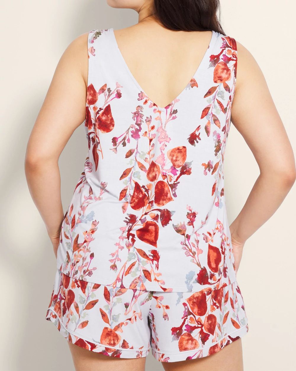Cool Nights Button-Front Pajama Tank