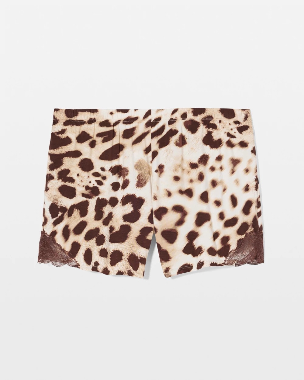 Lace-Trim Pajama Shorts