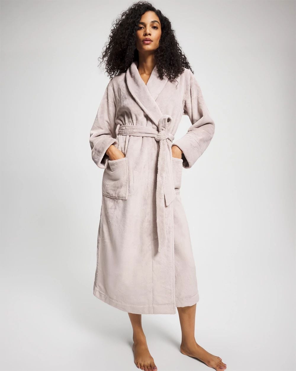 Plush Long Robe