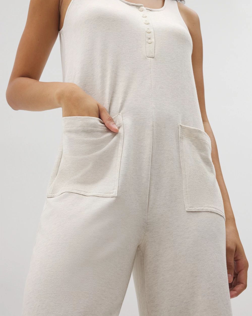 Most Loved Cotton Henley Jumpsuit