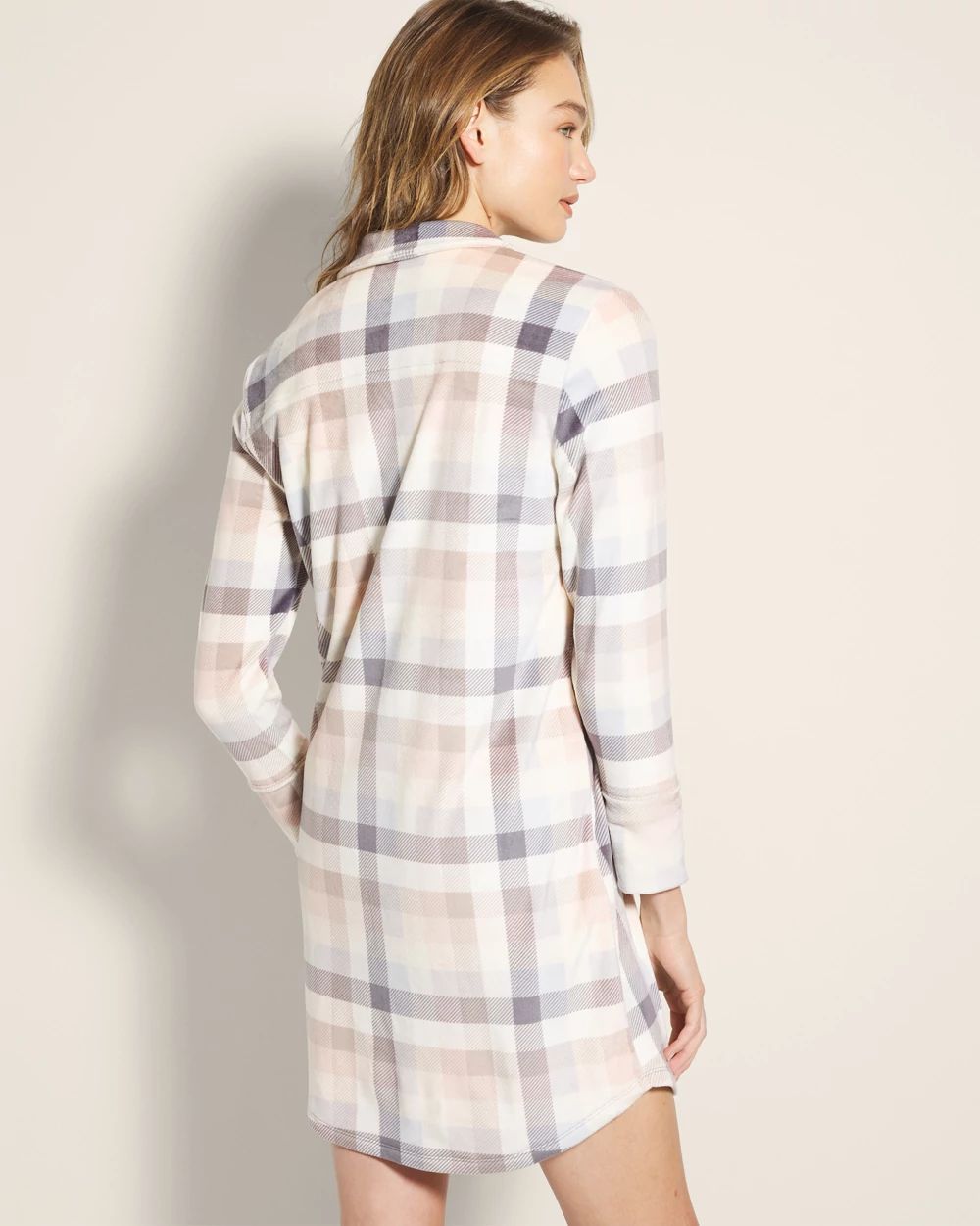 Button Front Sleepshirt