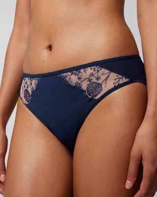 Cheeky Hipster Panty with Wildflower Embroidery