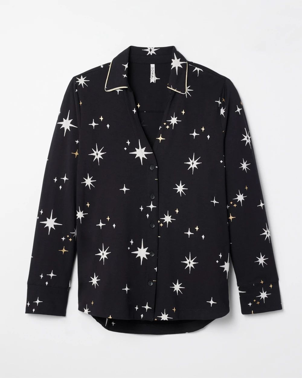 Long-Sleeve Pajama Top click to view larger image.