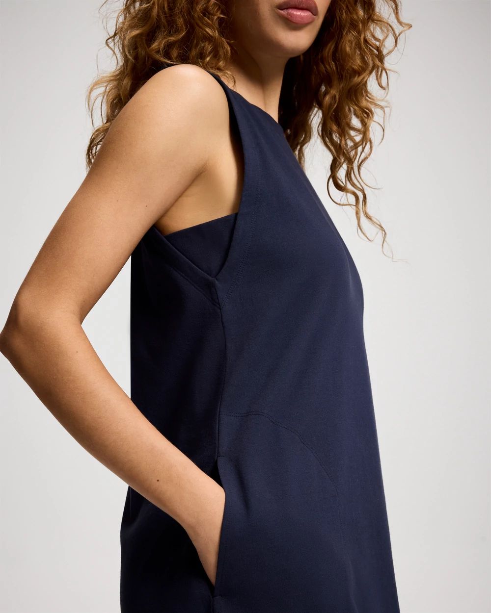 Cotton Sleeveless Tee Dress