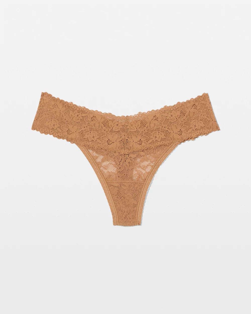 Perfect Lace Thong Panty click to view larger image.