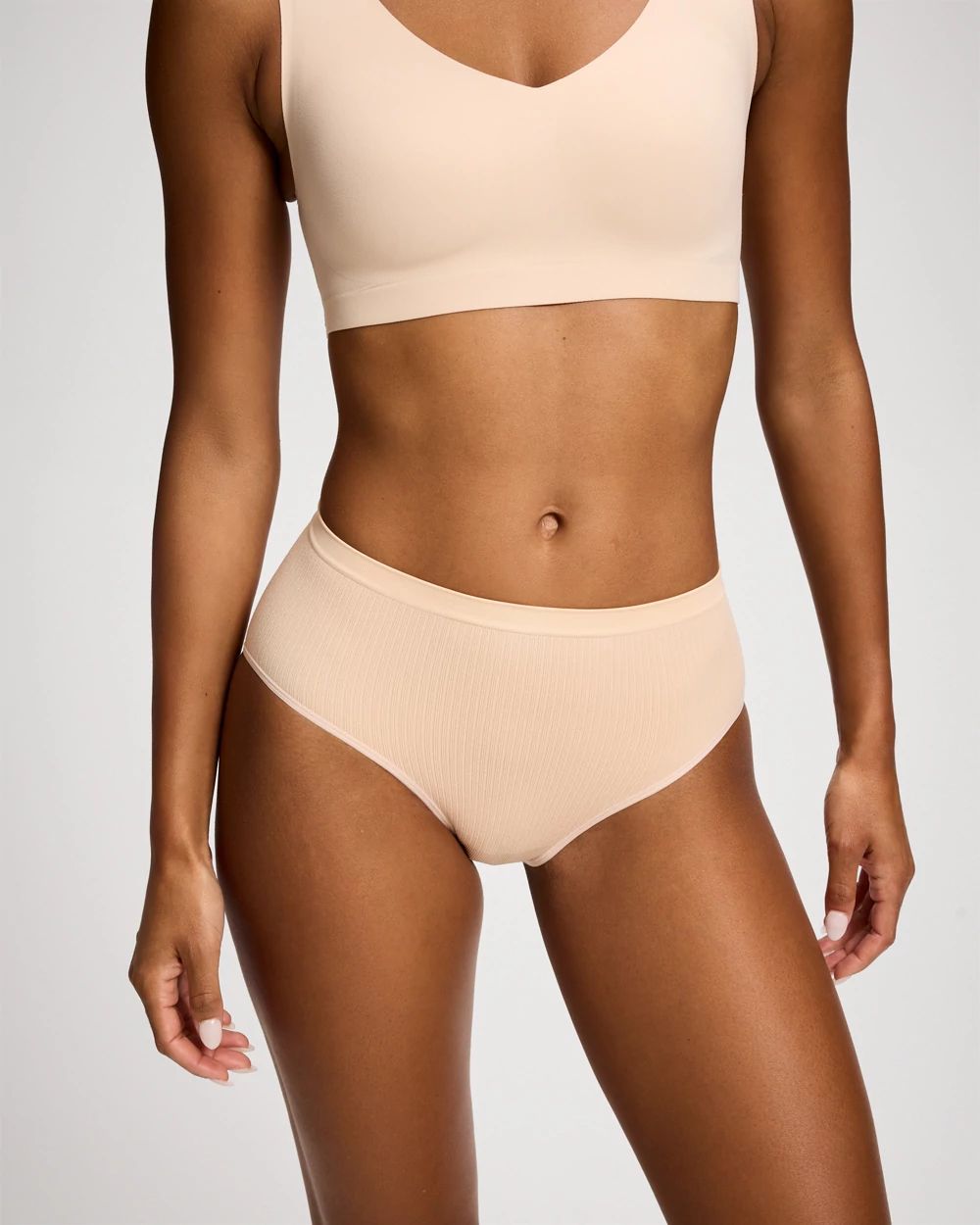 Seamless Rib High-Leg Panty