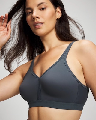 Wireless Unlined Full Coverage Bra click to view larger image.