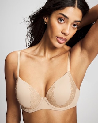 Enchanting Lace Trim Bra click to view larger image.