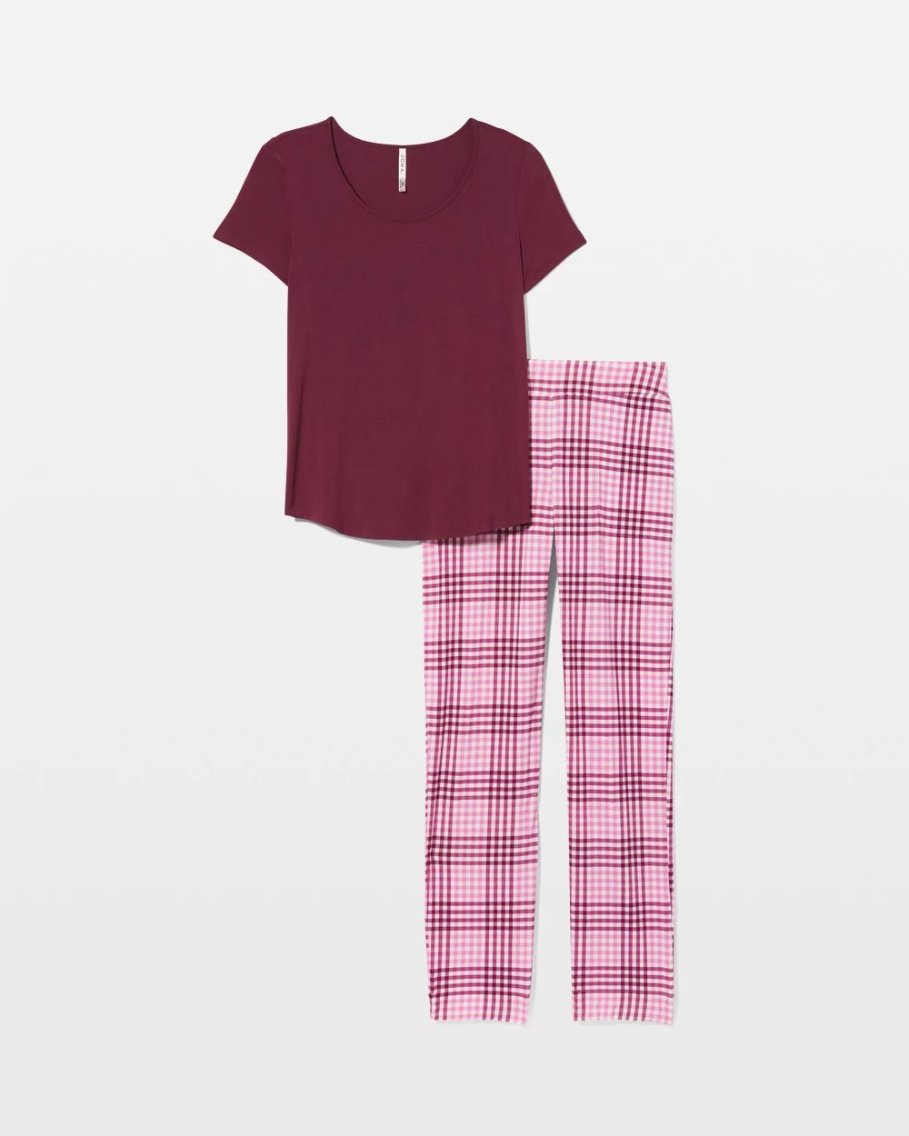 Cool Nights Packaged Short-Sleeve Pant Pajama Set