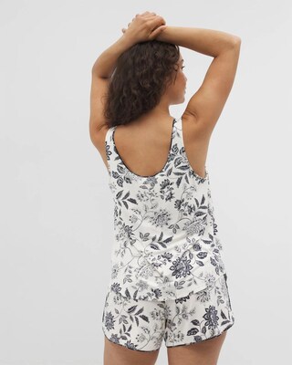 Pajama Tank With Piping click to view larger image.