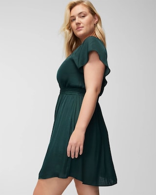 Flutter Sleeve Bra Dress