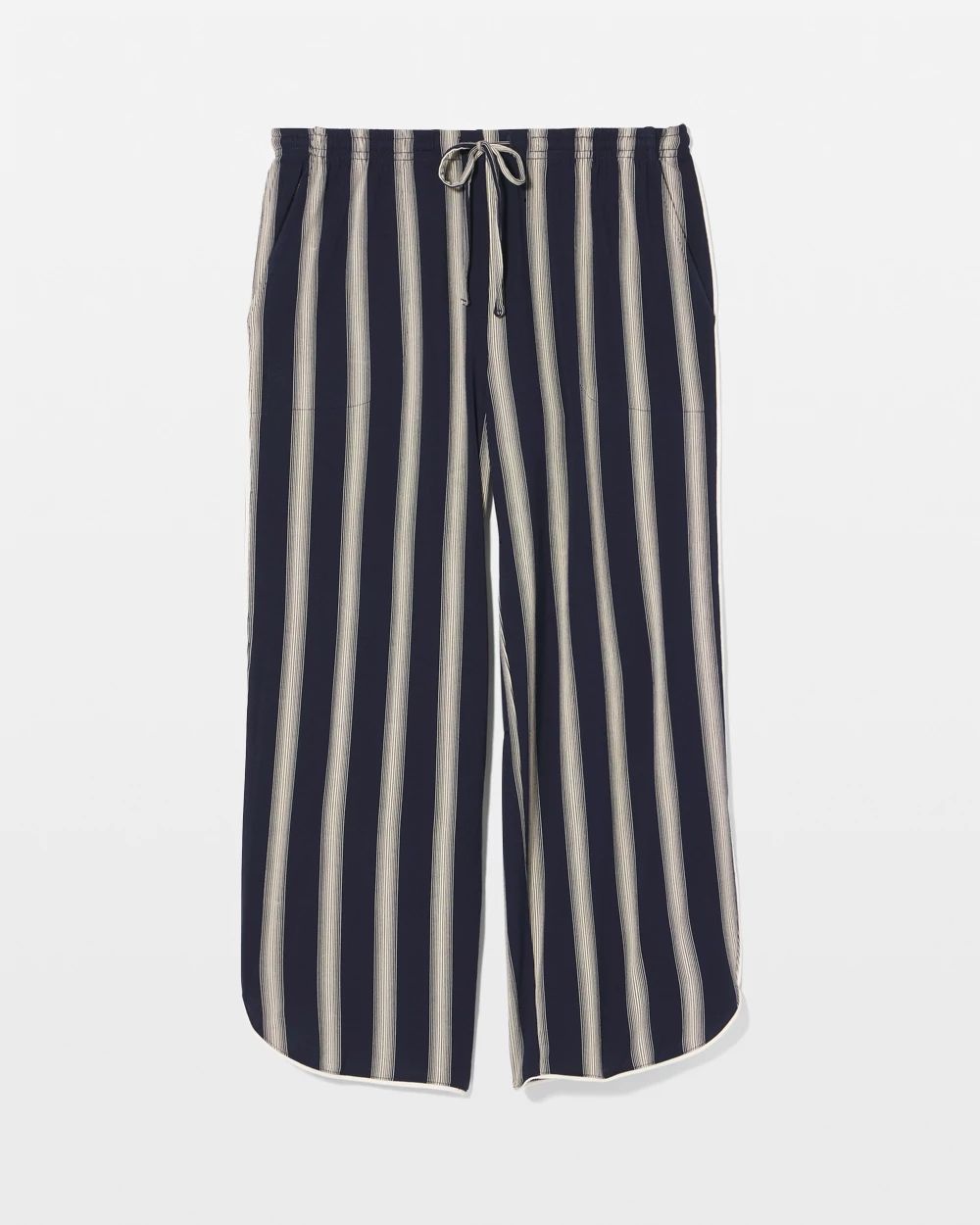 Cool Nights Piped Crop Pajama Pants