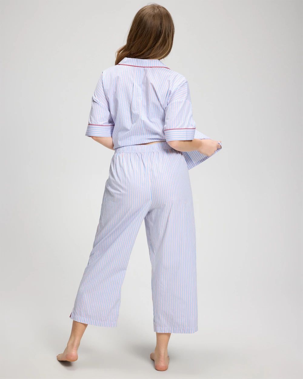 Cotton Poplin Pajama Pants