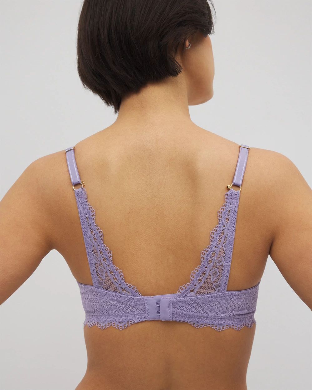 Embraceable Push-Up Plunge Bra with Lace