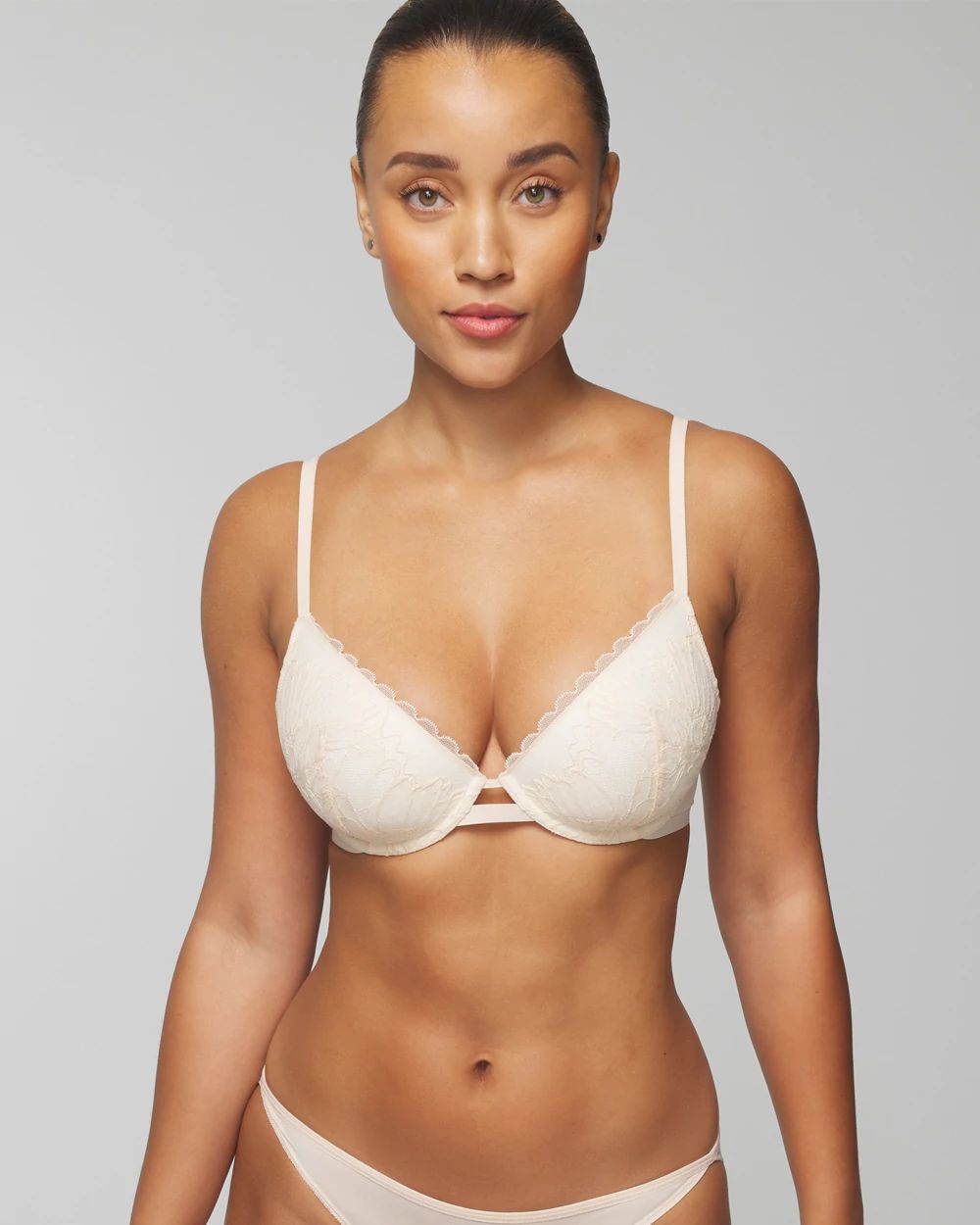 Plunge Bra with Lace