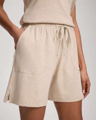 Relaxed Long Pajama Shorts click to view larger image.