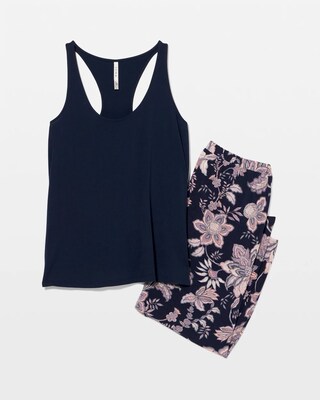 Tank + Crop Pants Pajama Set click to view larger image.