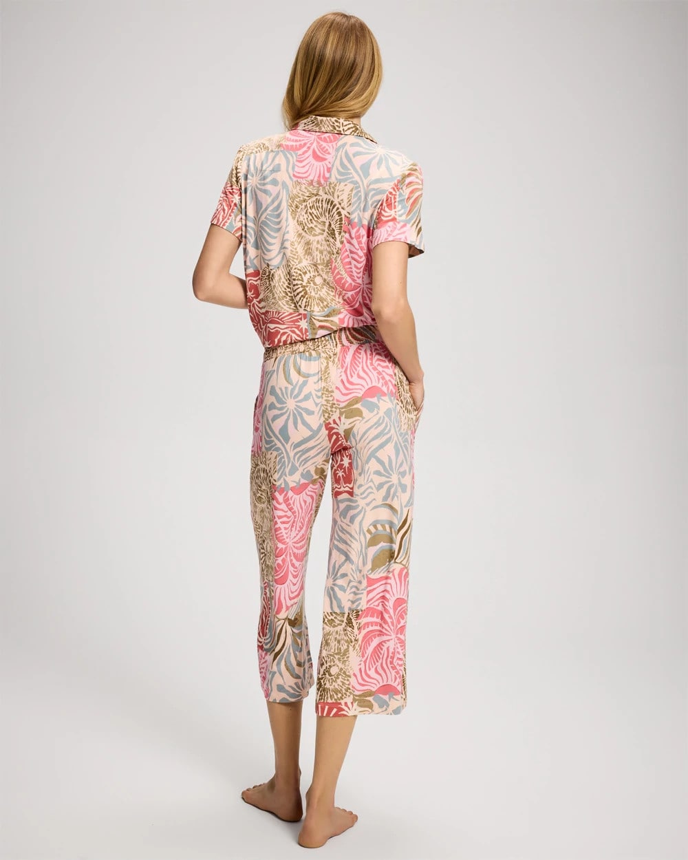 Cropped Pajama Pants