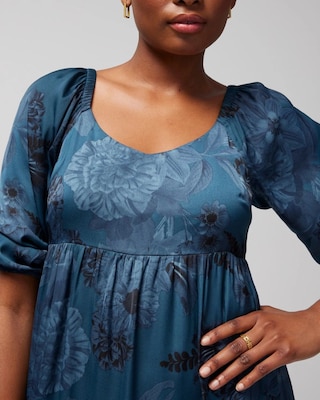 V-Neck Tiered Maxi Bra Dress