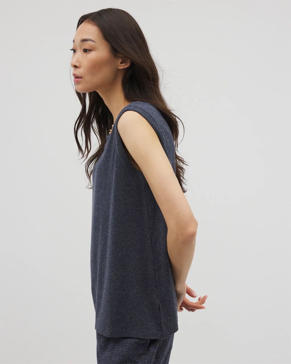 Rib Knit Sleeveless Top
