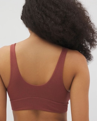 Rib Knit Sleep Bralette click to view larger image.