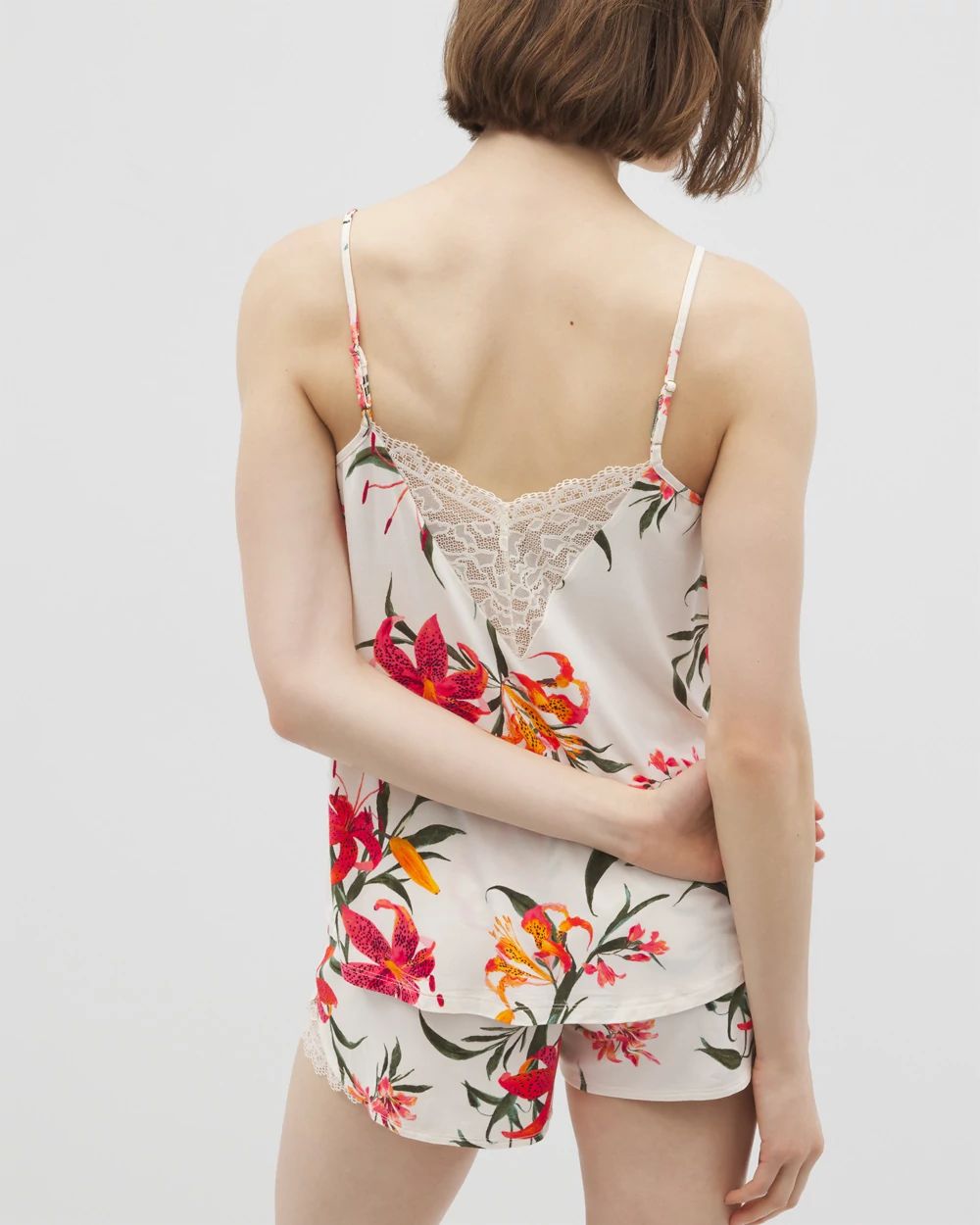 Cool Nights Lace Trim Pajama Cami