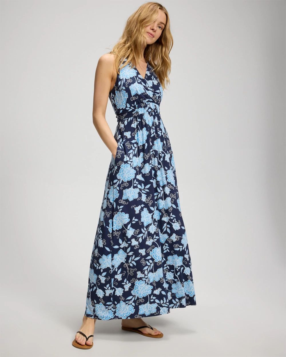 Isla Cross Back Maxi Bra Dress