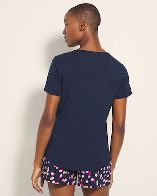 Packaged Short-Sleeve Short Pajama Set