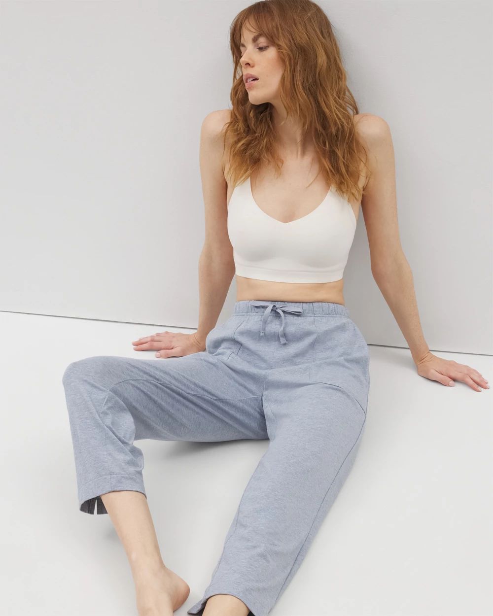 Crop Pajama Pants click to view larger image.