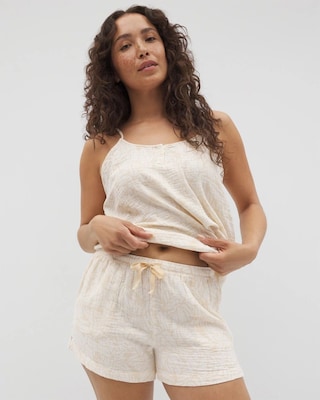 Printed Pajama Short