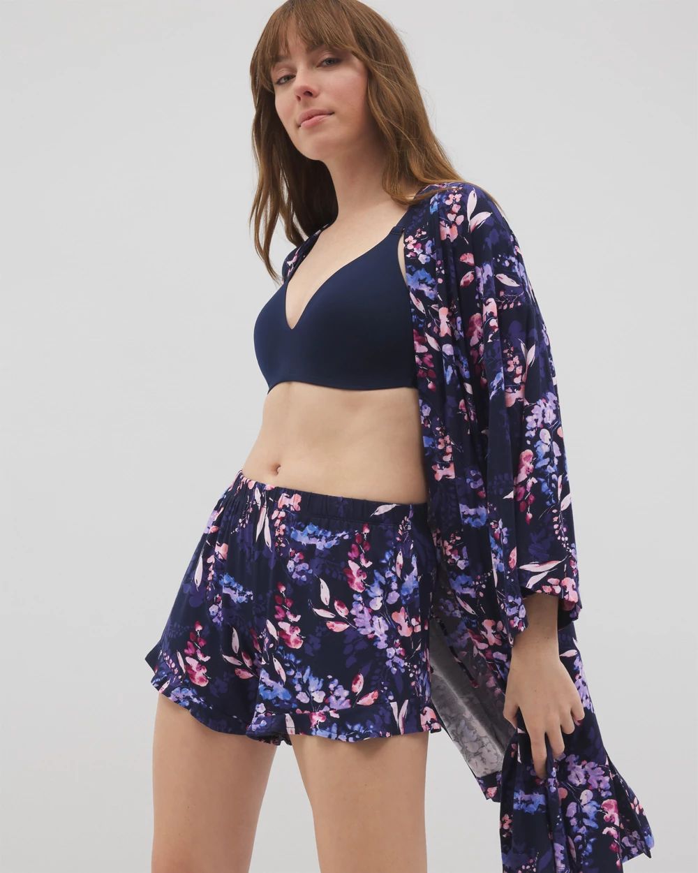Cool Nights Ruffle Pajama Shorts