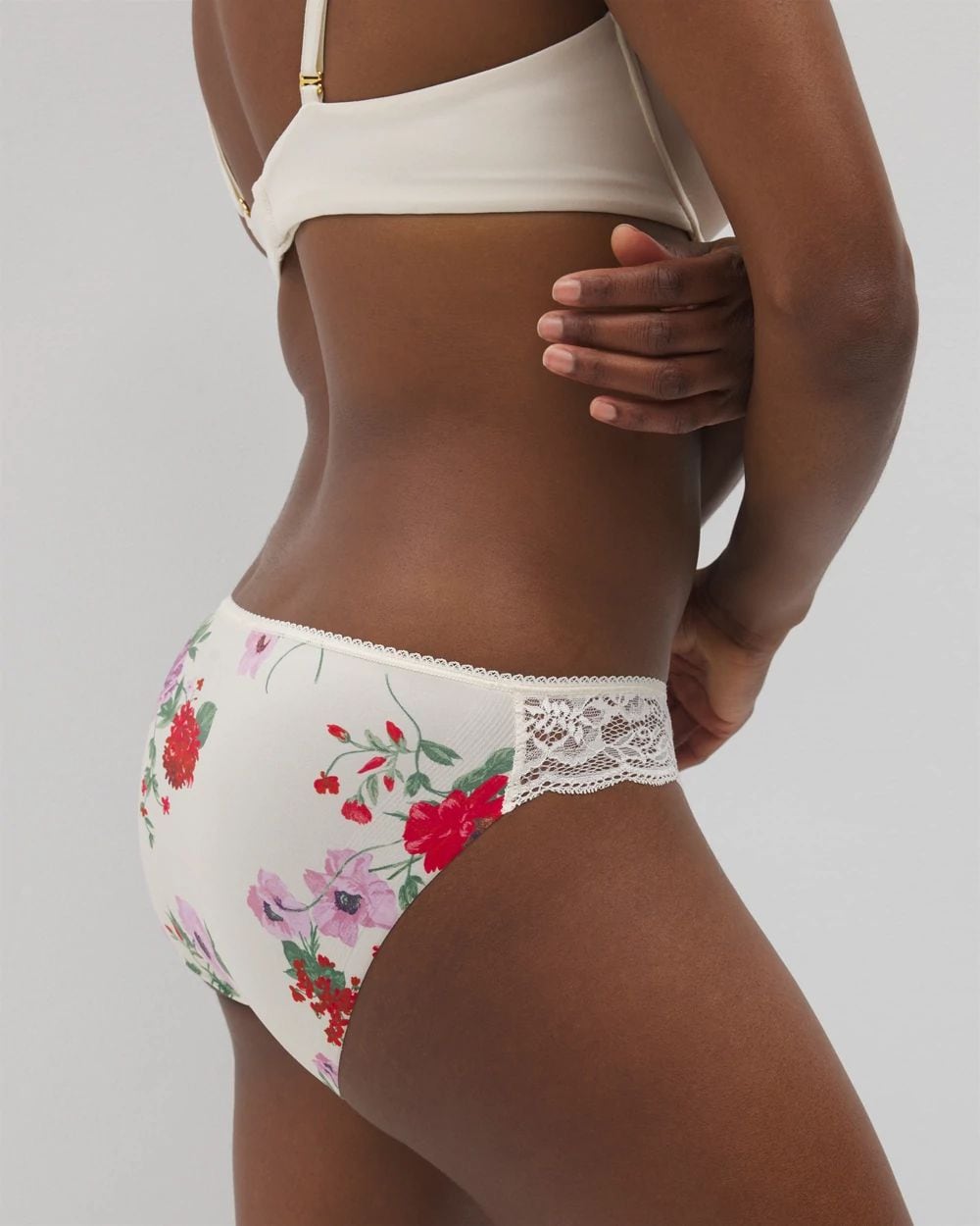 Bikini Panty with Lace click to view larger image.