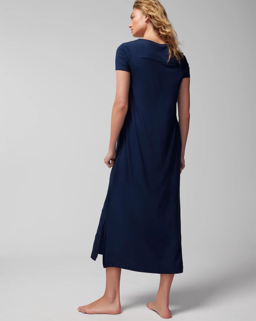 Cool Nights Short Sleeve Long Sleepshirt