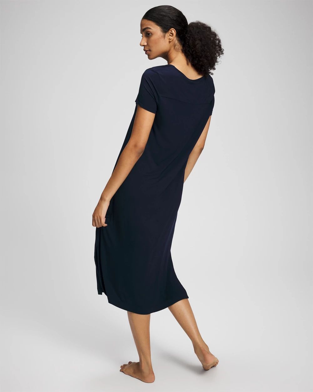 Cool Nights Short Sleeve Long Sleepshirt