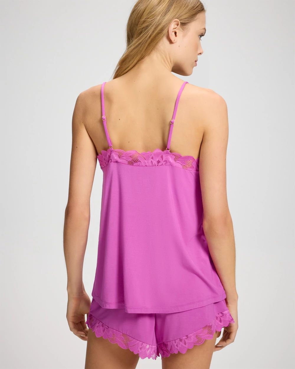 Cool Nights Bold Floral Lace Pajama Cami