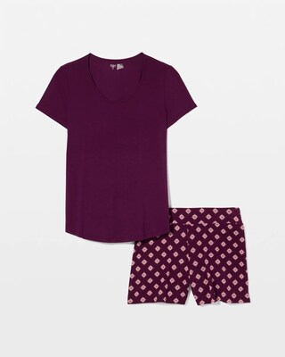 Short Sleeve and Short Pajama Set click to view larger image.
