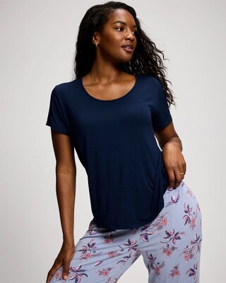Short Sleeve + Pant Pajama Set click to view larger image.