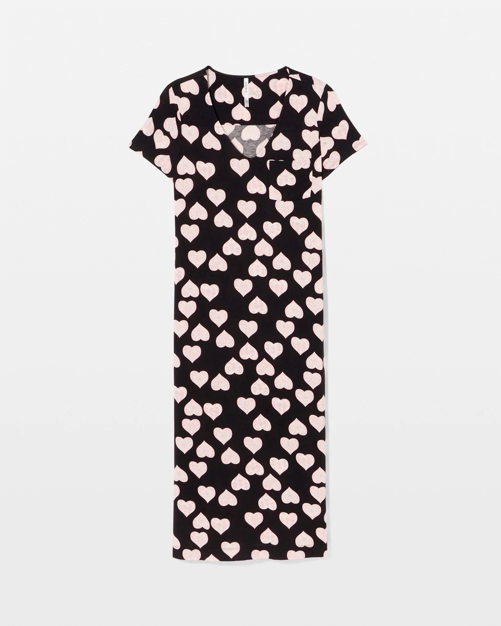 Short Sleeve Long Sleepshirt click to view larger image.