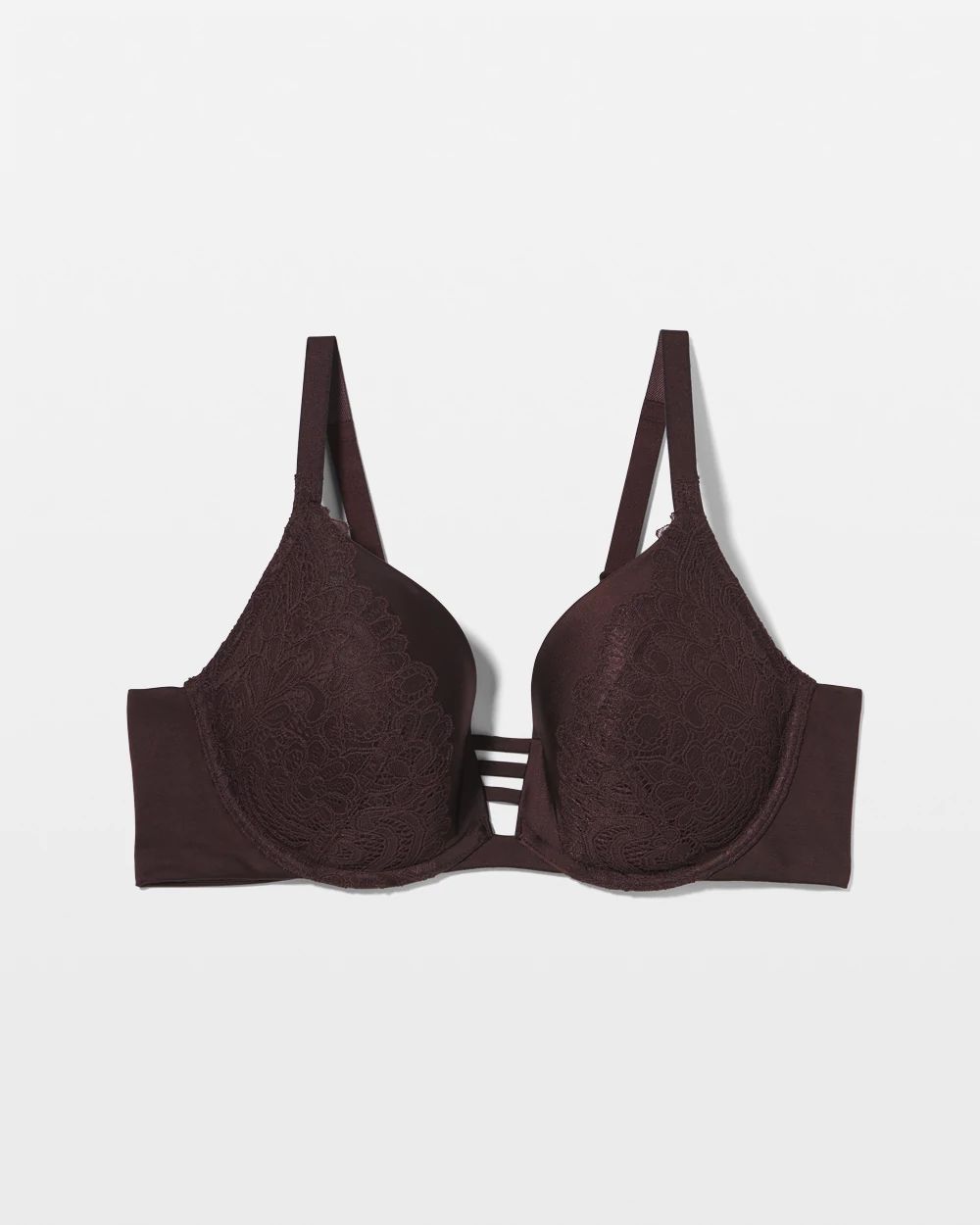 Stunning Push-up Plunge Bra with Lace