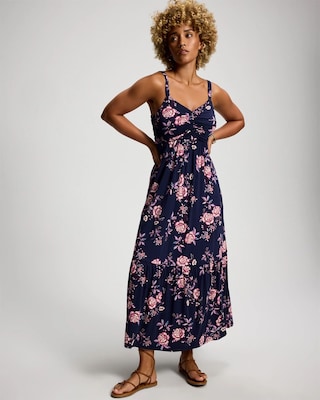 Tiered Maxi Bra Dress