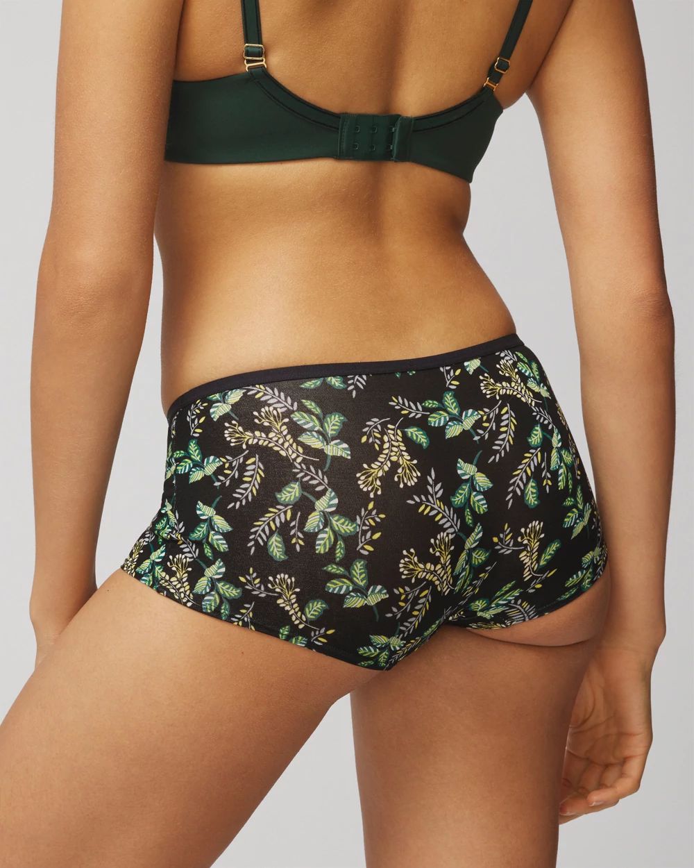 Boyshort Panty with Enchanting Lace click to view larger image.