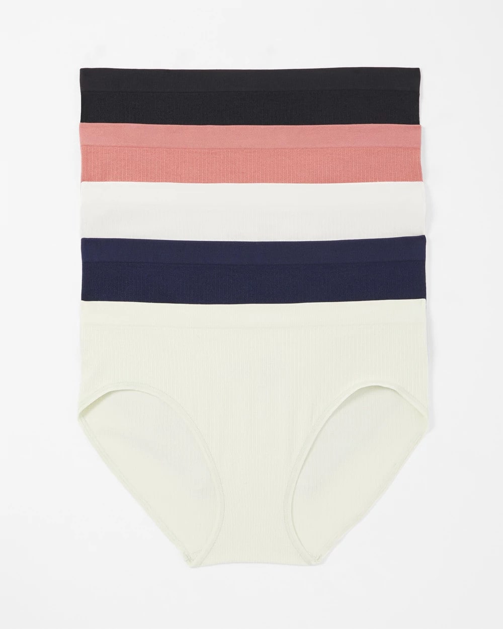 Rib Hipster Panty 5 Pack
