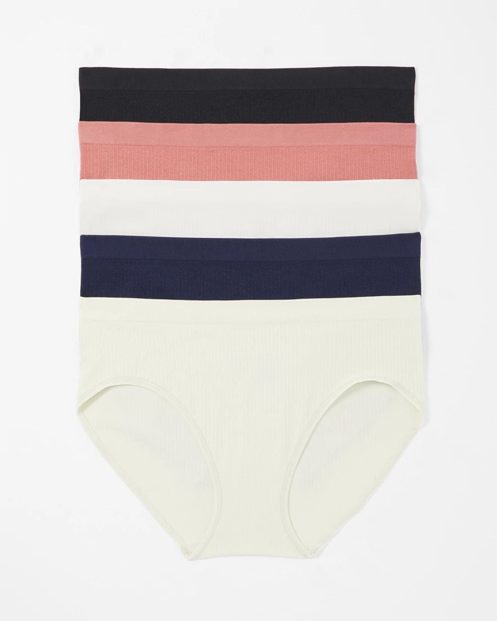 Rib Hipster Panty 5 Pack