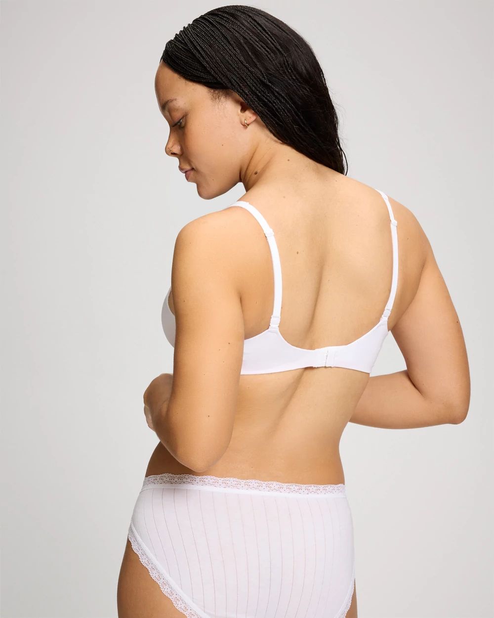 Modern Cotton Unlined Perfect Coverage Bra click to view larger image.