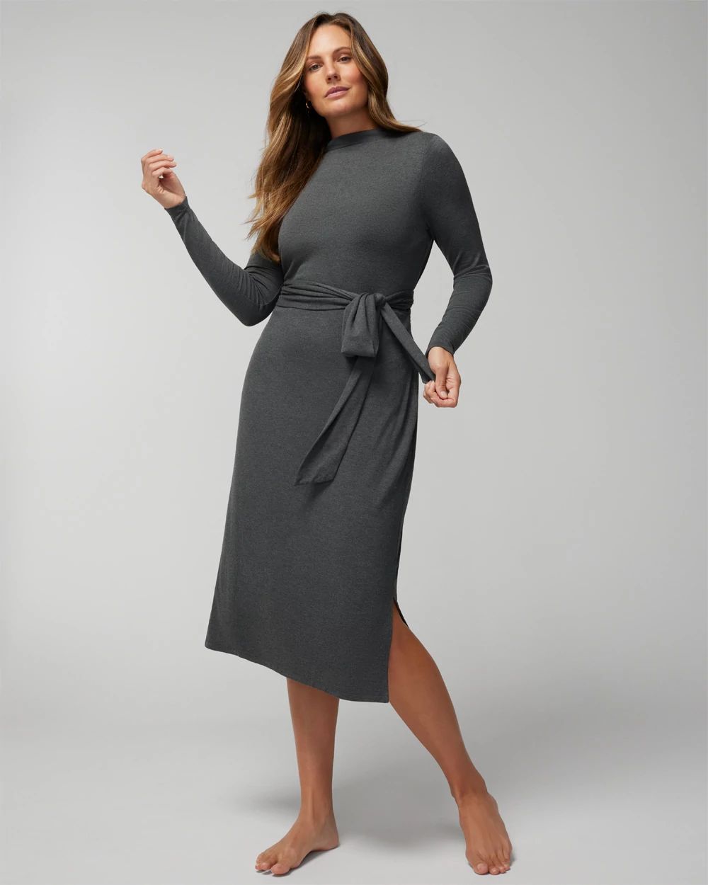 Wrap Midi Bra Dress